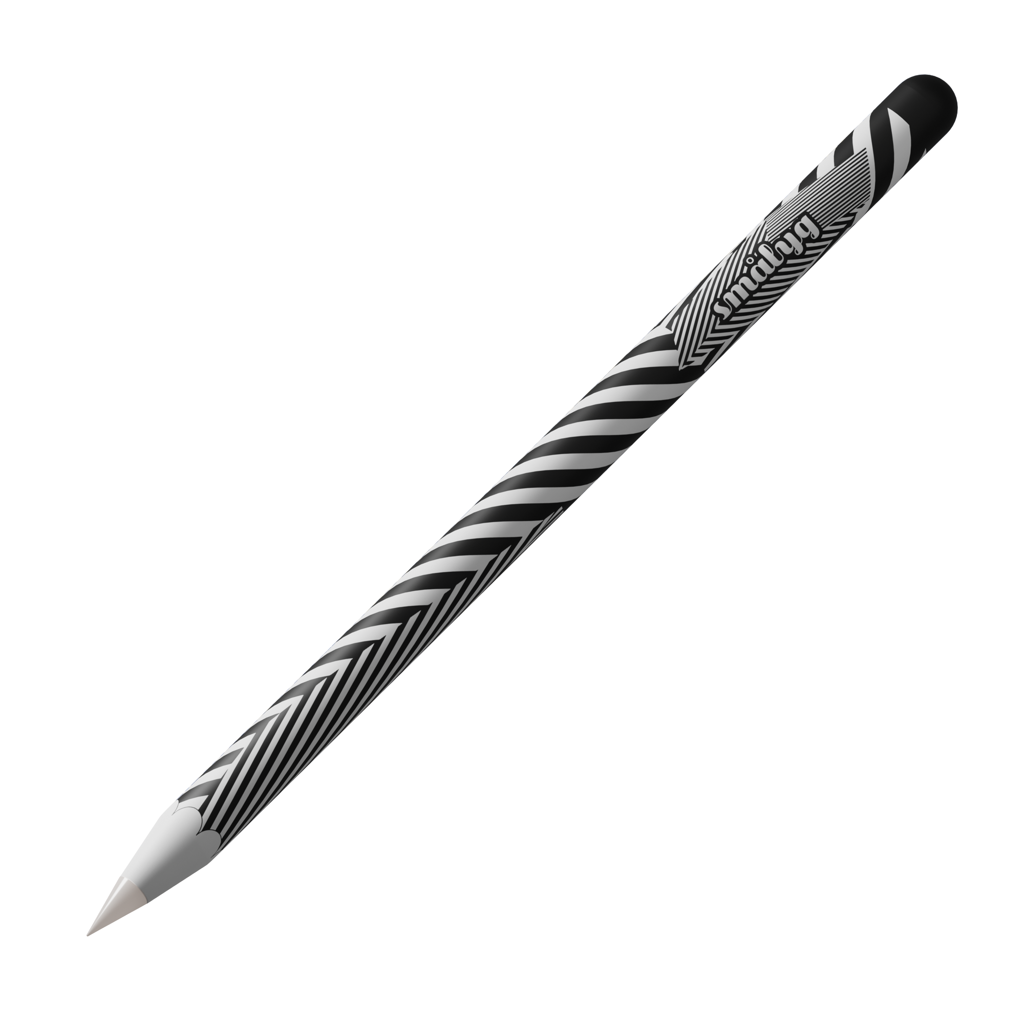 smålyg Skin for Apple Pencil Gen. II Black Lines