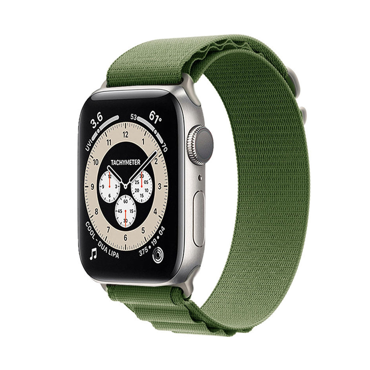 smålyg Loop Bracelet "Green Survival" for Apple Watch Series 1-8 & SE